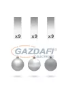 Gömbdísz szett - 3 cm