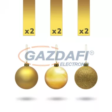 Gömbdísz szett - 4 cm Gömbdísz szett - 4 cm