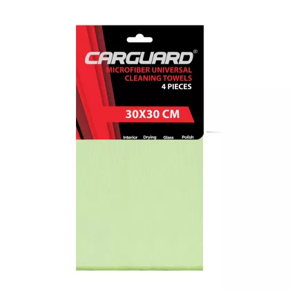 CARGUARD 56000C Mikroszálas törlőkendő szett - 30 x 30 cm - 4 db / csomag CARGUARD 56000C Mikroszálas törlőkendő szett - 30 x 30 cm - 4 db / csomag