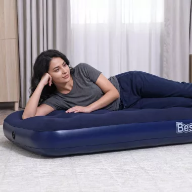56432 Felfújható matrac - kék - 185 x 76 x 22 cm 56432 Felfújható matrac - kék - 185 x 76 x 22 cm