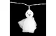FAMILY 56533B Halloween-i LED-es fényfüzér - szellem - 10 LED - 2 x AA - 0,9 m