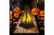 FAMILY 56549B Halloween-i LED lámpás - csontváz - melegfehér - fekete - 9,5 x 9,5 x 17 cm - 2 x AAA