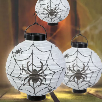 FAMILY 56550B Lampion - LED-es pókháló - 2 x AAA - 20 cm FAMILY 56550B Lampion - LED-es pókháló - 2 x AAA - 20 cm