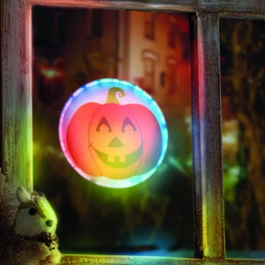 FAMILY 56564 Halloween-i LED dekoráció - RGB LED - tök - öntapadós - 12 x 4 cm FAMILY 56564 Halloween-i LED dekoráció - RGB LED - tök - öntapadós - 12 x 4 cm