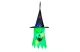 FAMILY 56569E Halloween-i LED dekor - szellem - zöld - 10 színes LED - akasztható - 2 x 2032 - 75 x 35 cm