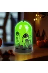 FAMILY 56570B Halloween-i LED dekor - zöld - 3 x AAA - 8 x 12,5 cm FAMILY 56570B Halloween-i LED dekor - zöld - 3 x AAA - 8 x 12,5 cm