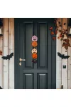 GLOBIZ 56571 Halloween-i dekoráció - tök - akasztható - fa - 62 x 13 cm