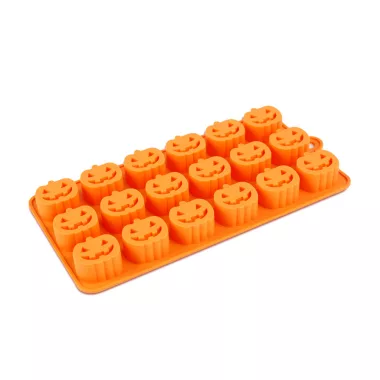 GLOBIZ 56591 Halloween-i jégkockakészítő szilikon - 18 db tök - 21 x 11 cm GLOBIZ 56591 Halloween-i jégkockakészítő szilikon - 18 db tök - 21 x 11 cm
