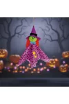 GLOBIZ 56594B Halloween-i dekoráció - felakasztható - boszorkány - 48 x 44 cm GLOBIZ 56594B Halloween-i dekoráció - felakasztható - boszorkány - 48 x 44 cm