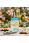 GLOBIZ 57160Q Szívószálas pohár - kék - 4 db hűthető jégkockával, 550ml, 17 x 7.5 x 13.5 cm GLOBIZ 57160Q Szívószálas pohár - kék - 4 db hűthető jégkockával, 550ml, 17 x 7.5 x 13.5 cm