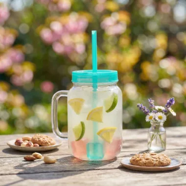 GLOBIZ 57160R Szívószálas pohár - zöld - 4 db hűthető jégkockával, 550ml, 17 x 7.5 x 13.5 cm GLOBIZ 57160R Szívószálas pohár - zöld - 4 db hűthető jégkockával, 550ml, 17 x 7.5 x 13.5 cm