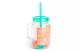 GLOBIZ 57160R Szívószálas pohár - zöld - 4 db hűthető jégkockával, 550ml, 17 x 7.5 x 13.5 cm GLOBIZ 57160R Szívószálas pohár - zöld - 4 db hűthető jégkockával, 550ml, 17 x 7.5 x 13.5 cm