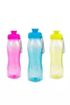 FAMILY 57213 Sport kulacs - műanyag, átlátszó - 750 ml - 3 színben