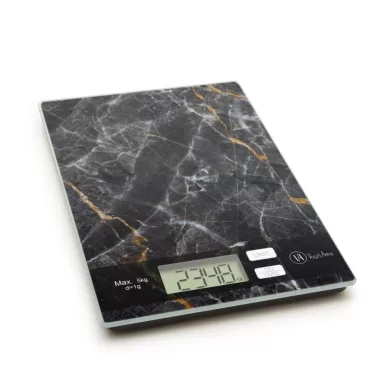 57268A Konyhai mérleg - fekete márvány - max 5 kg 57268A Konyhai mérleg - fekete márvány - max 5 kg