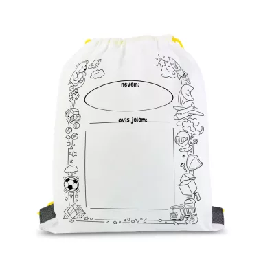 GLOBIZ 57317A Színezhető tornazsák - 4 filccel - 33 x 27 cm