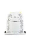 GLOBIZ 57317B Színezhető tornazsák - 4 filccel - 33 x 27 cm