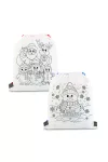 GLOBIZ 57317E Színezhető tornazsák - 4 filccel - 33 x 27 cm - 2 féle