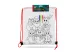 GLOBIZ 57317E Színezhető tornazsák - 4 filccel - 33 x 27 cm - 2 féle