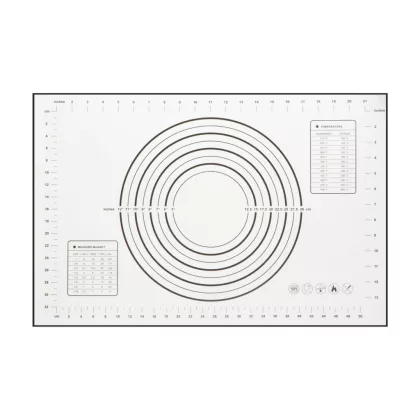 BEWELLO 57520 Szilikon nyújtólap - mérettáblázattal - 60 x 40 cm BEWELLO 57520 Szilikon nyújtólap - mérettáblázattal - 60 x 40 cm