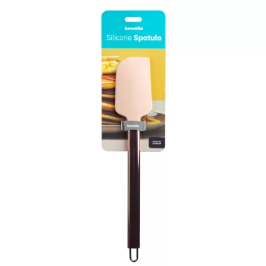 BEWELLO 57547P Szilikon spatula rozsdamentes nyéllel - 29 x 5,2 x 1 cm