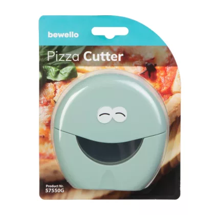 BEWELLO 57550G Pizzavágó - rozsdamentes acél, műanyag - 10,2 x 10,2 x 2 cm BEWELLO 57550G Pizzavágó - rozsdamentes acél, műanyag - 10,2 x 10,2 x 2 cm