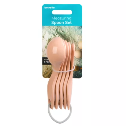 BEWELLO 57557P Mérőkanál szett - műanyag - különböző méretben - 5 db / csomag BEWELLO 57557P Mérőkanál szett - műanyag - különböző méretben - 5 db / csomag