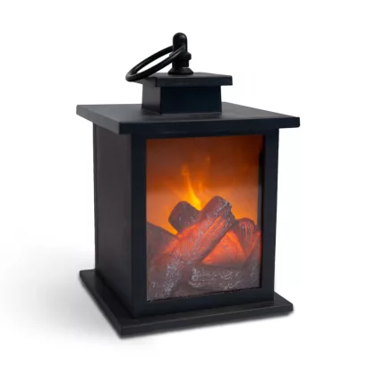   GLOBIZ 58044 LED dekor kandalló - elemes - 12 x 12 x 18,5 cm