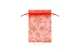FAMILY 58078A Organza ajándéktasak - 3 féle - 10 x 15 cm