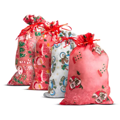 FAMILY 58078B Organza ajándéktasak - 4 féle - 20 x 30 cm FAMILY 58078B Organza ajándéktasak - 4 féle - 20 x 30 cm