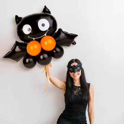 FAMILY 58080G Halloween lufi - denevér - 10 db / csomag
