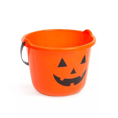 58115 Halloween-i műanyag vödör - tök - 20 x 15 cm 58115 Halloween-i műanyag vödör - tök - 20 x 15 cm