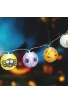 58155 Halloween-i lampion fényfüzér - 7,5 x 150 cm - 2 x AA