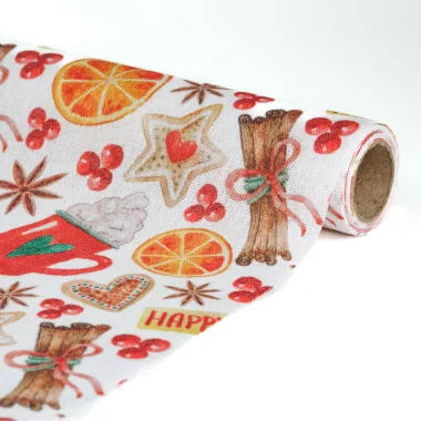 GLOBIZ 58206J Asztalterítő futó - 180 x 28 cm - 70% poliészter, 30% pamut GLOBIZ 58206J Asztalterítő futó - 180 x 28 cm - 70% poliészter, 30% pamut
