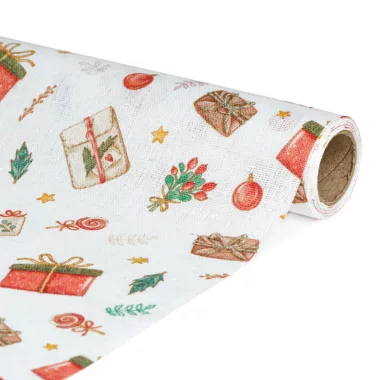 GLOBIZ 58206K Asztalterítő futó - 180 x 28 cm - 70% poliészter, 30% pamut GLOBIZ 58206K Asztalterítő futó - 180 x 28 cm - 70% poliészter, 30% pamut