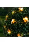 58220 Szolár LED fényfüzér - méhecske - 2,3 m - 20 LED - melegfehér