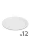 58235A Papírtányér szett - fehér - 23 cm - 12 db / csomag 58235A Papírtányér szett - fehér - 23 cm - 12 db / csomag
