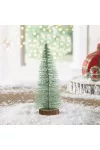 Family Christmas 58269B Mini műfenyő - fa talppal - 25 cm