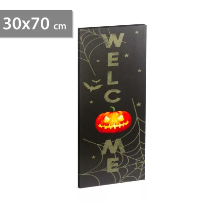 58402 LED-es fali kép - Halloween - 10 sárga LED - 30 x 70 cm 58402 LED-es fali kép - Halloween - 10 sárga LED - 30 x 70 cm