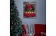 Family Christmas 58468 LED-es fali kép - koszorú - 4 melegfehér LED - 40 x 30 cm