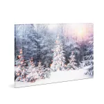   Family Decor 58474 LED-es fali kép - fenyves - 1+30 melegfehér LED - 48 x 38 cm