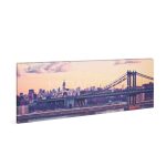   Family Decor 58484 LED-es fali kép - "NewYork" - 10 melegfehér LED - 38 x 78 cm