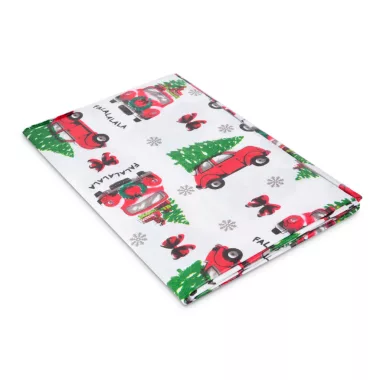 Family Christmas 58652B Karácsonyi asztalterítő - flannel 70 GSM - 132 x 178 cm Family Christmas 58652B Karácsonyi asztalterítő - flannel 70 GSM - 132 x 178 cm