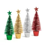   Family Christmas 58658 Mini dekor műfenyő - glitteres - 18 cm - 4 szín