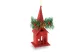 Family Christmas 58677A Karácsonyi glitteres templom akasztóval - 16 x 6,5 cm - piros Family Christmas 58677A Karácsonyi glitteres templom akasztóval - 16 x 6,5 cm - piros
