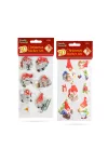 58745 Karácsonyi 3D matrica szett - 2 féle 58745 Karácsonyi 3D matrica szett - 2 féle