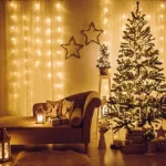   Family Decor 58901A LED-es fényfüggöny - 4,2 m - melegfehér 200 LED