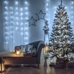   Family Decor 58901B LED-es fényfüggöny - 4,2 m - hidegfehér 200 LED