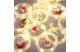58918 LED-es fényfüggöny - mikulás - 1,8 x 0,5 m - 125 melegfehér LED