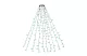 58931 LED karácsonyfa - 1,9 m - 120 LED, hidegfehér - IP44