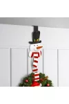 GLOBIZ 59708B Karácsonyi kopogtató, ajtódísz tartó - fém - hóember - 38 cm GLOBIZ 59708B Karácsonyi kopogtató, ajtódísz tartó - fém - hóember - 38 cm